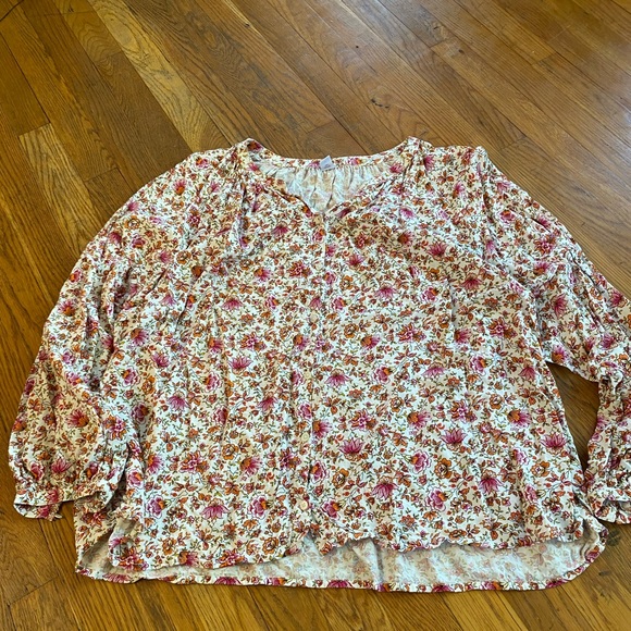 Old Navy Floral Top size xl - Picture 8 of 8